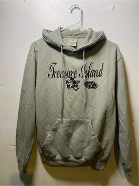 Pacific & Co Coconut Girl Tropical Vintage Y2K Treasure Island Hoodie Sweatshirt
